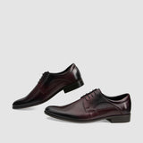 Lace-up shoes burgundy A-6522-535