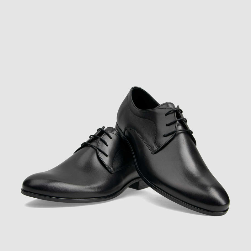 Black Lace Up Shoes B-7100-524